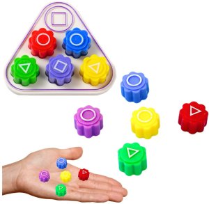 Kości Do Gry W Gonggi Hacele Gra Zręcznościowa Squid Games Podstawka 5szt A LEAN TOYS 1
