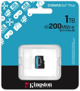 Karta Kingston Canvas Go! Plus (Gen4) MicroSDXC 1 TB Class 10 UHS-I/U3 A2 V30 (SDCG4/1TBSP) 3