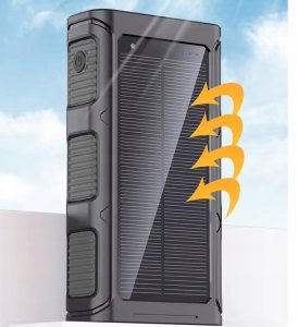 POWERBANK ŁADOWARKA SOLARNY INDUKCJA 36000mAh 8xUSB LATARKA 2x LED USB-C PD 13