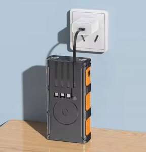 POWERBANK ŁADOWARKA SOLARNY INDUKCJA 36000mAh 8xUSB LATARKA 2x LED USB-C PD 6