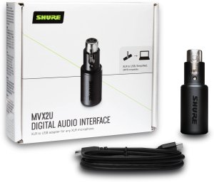 Shure MVX2U - Adapter sygnału XLR-USB 1