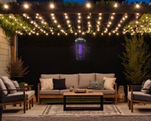 Lampa Owadobójcza UV XXL Lampion Lampa na Komary Muchy Meszki Osy Inne Owady "Insect Blitz Tower UV Pro" 4500V 40W 11