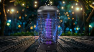 Lampa Owadobójcza UV XXL Lampion Lampa na Komary Muchy Meszki Osy Inne Owady "Insect Blitz Tower UV Pro" 4500V 40W 15