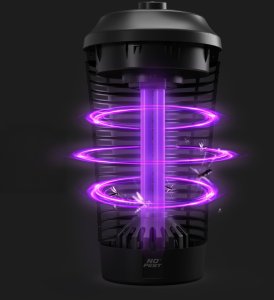 Lampa Owadobójcza UV XXL Lampion Lampa na Komary Muchy Meszki Osy Inne Owady "Insect Blitz Tower UV Pro" 4500V 40W 10