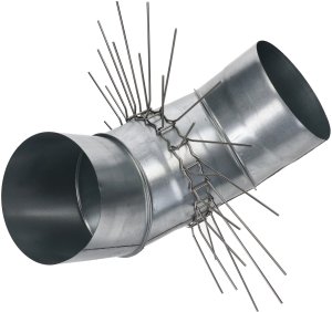 Nierdzewne Stalowe Kolce na Kuny Koty Łasice Przeciw Kunom Kotom na Rury Spustowe Rynny Konstrukcje "No Marten Spikes" 3