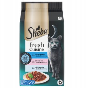 SHEBA Mini Fresh Cuisine Taste of Tokyo - mokra karma dla kota - 6x50 g 1
