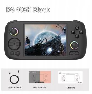 Konsola przenośna dla gier retro ANBERNIC RG406H  Black 4