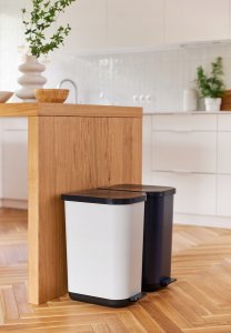 Kosz na śmieci Rotho kosz na śmieci z pedałem RIBO niebieski 35L 4