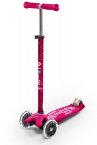 Micro Hulajnoga Maxi Deluxe LED Pink 1