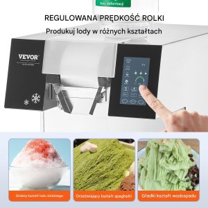 Kruszarka do lodu  profesjonalna produkcja lodów i napojów 180 kg/24h 3