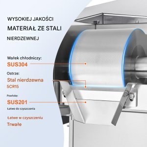 Kruszarka do lodu  profesjonalna produkcja lodów i napojów 180 kg/24h 5