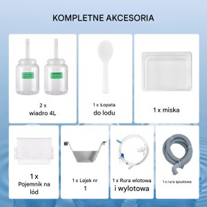 Kruszarka do lodu  profesjonalna produkcja lodów i napojów 180 kg/24h 6