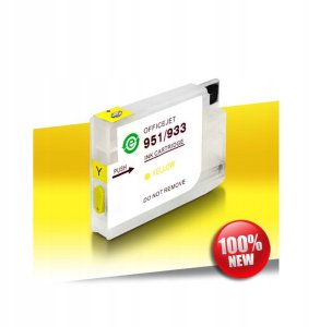 Tusz HP 933 YELLOW pusty z czipem samoresetującym 1