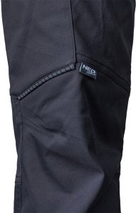 Spodnie robocze Mix&Match, stretch, czarne, rozmiar XL 7