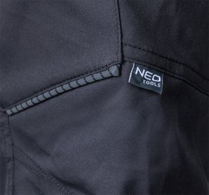 Spodnie robocze Mix&Match, stretch, czarne, rozmiar M 8