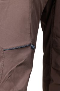 Spodnie robocze Mix&Match, stretch, brązowe, rozmiar S 5