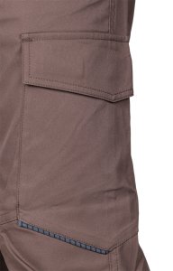Spodnie robocze Mix&Match, stretch, brązowe, rozmiar XXXL 9