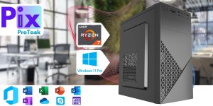 Komputer Pix Protask V5 AMD Ryzen 7 32GB DDR4 512GB SSD DVD Windows 11 6