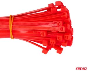 Opaski zaciskowe plastikowe wielokolorowe zestaw 1000 szt. amio-04318 3