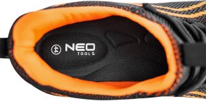 Półbuty robocze S1 SR Neo Air, stalowy podnosek, pomarańczowe, rozmiar 39 5