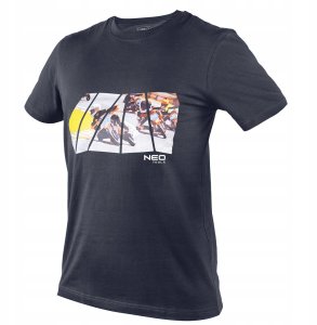 T-shirt z nadrukiem, motor, rozmiar S 1