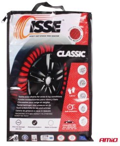 Łańcuchy śniegowe tekstylne isse classic rozmiar 62 en16662-1-2020 onorm 5121- 2021 2 szt. 10