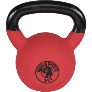 Kettlebell Gorilla Sports Kettlebell z gumową powłoką 14kg 5