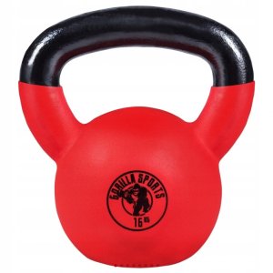 16 kg kettlebell hantel gumowany kettle Gorilla 1