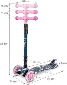 Hulajnoga Kidwell Vento Wielokolorowy (HUBAVEN01A) 5