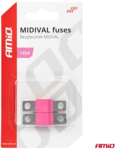 Bezpieczniki samochodowe midival mta 2 szt. 125a amio-03480 3