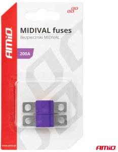 Bezpieczniki samochodowe midival mta 2 szt. 200a amio-03482 3