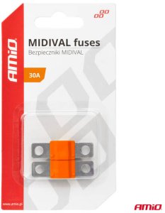 Bezpieczniki samochodowe midival mta 2 szt. 30a amio-03473 3