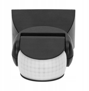 Czujnik ruchu 360°/180° 2 sensory, IP65, 1200W, czarny, TUYA Smart Wi-Fi 2