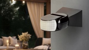 Czujnik ruchu 360°/180° 2 sensory, IP65, 1200W, czarny, TUYA Smart Wi-Fi 7