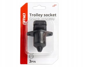 Gniazdo elektryczne 3 pin złącze 3 pinowe amio-03212 2