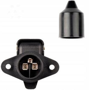 Gniazdo elektryczne 3 pin złącze 3 pinowe amio-03212 7