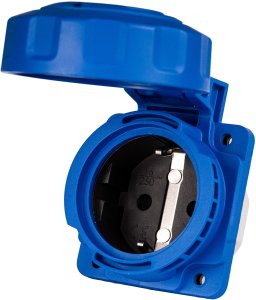 Gniazdo tablicowe 2P+Z (Schuko), 16A, 230 VAC, IP68 1