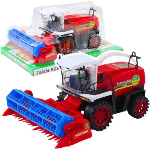 Kombajn Zbożowy Farmerski Rolniczy Heder Napęd Czerwony 1
