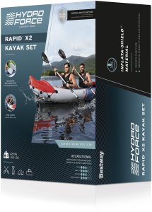 Kajak Dmuchany Dwuosobowy 321 x 88 cm Bestway 65077 19