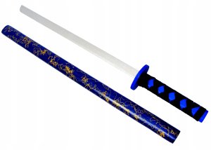 Drewniany Miecz Czerwony Rekwizyt Dla Rycerza 73 cm 14