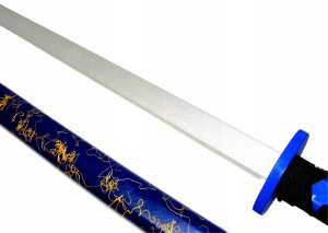 Drewniany Miecz Czerwony Rekwizyt Dla Rycerza 73 cm 17