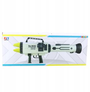 LeanToys Ogromna Wyrzutnia Rakiet M202 Pociski Gąbkowe 68cm 4