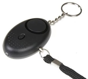 Alarm osobisty GUARD Scorpion z latarką LED, czarny, syrena 120dB (YC-003-BL) 1