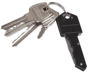 Nóż GUARD Key Knife, nóż składany w kluczu czarny (YC-006-BL) 4