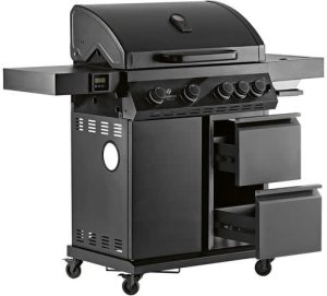 Landmann Cool Black 4.1 maxX Grill ogrodowy gazowy 18.6 kW 76 cm x 41 cm 3