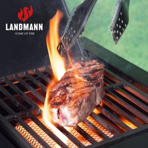Landmann Cool Black 4.1 maxX Grill ogrodowy gazowy 18.6 kW 76 cm x 41 cm 8