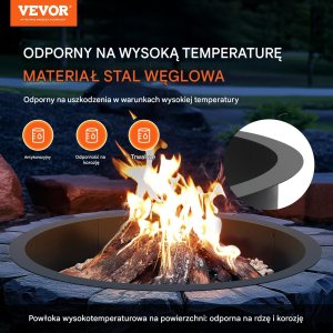 Wkład do paleniska ogrodowego pierścień paleniskowy palenisko okrąg 114cm 7