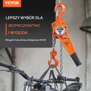 Wciągarka wyciągarka łańcuchowa ręczna 1,5T 5,8 m 7