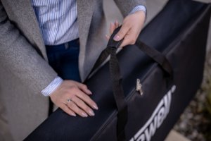 Zestaw Newell lampa LED Air Artha i statyw oświetleniowy Talos 10