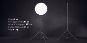 Zestaw Newell lampa LED Air Artha XL i statyw oświetleniowy Talos 7